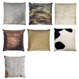 Cowhide Cushion Cover