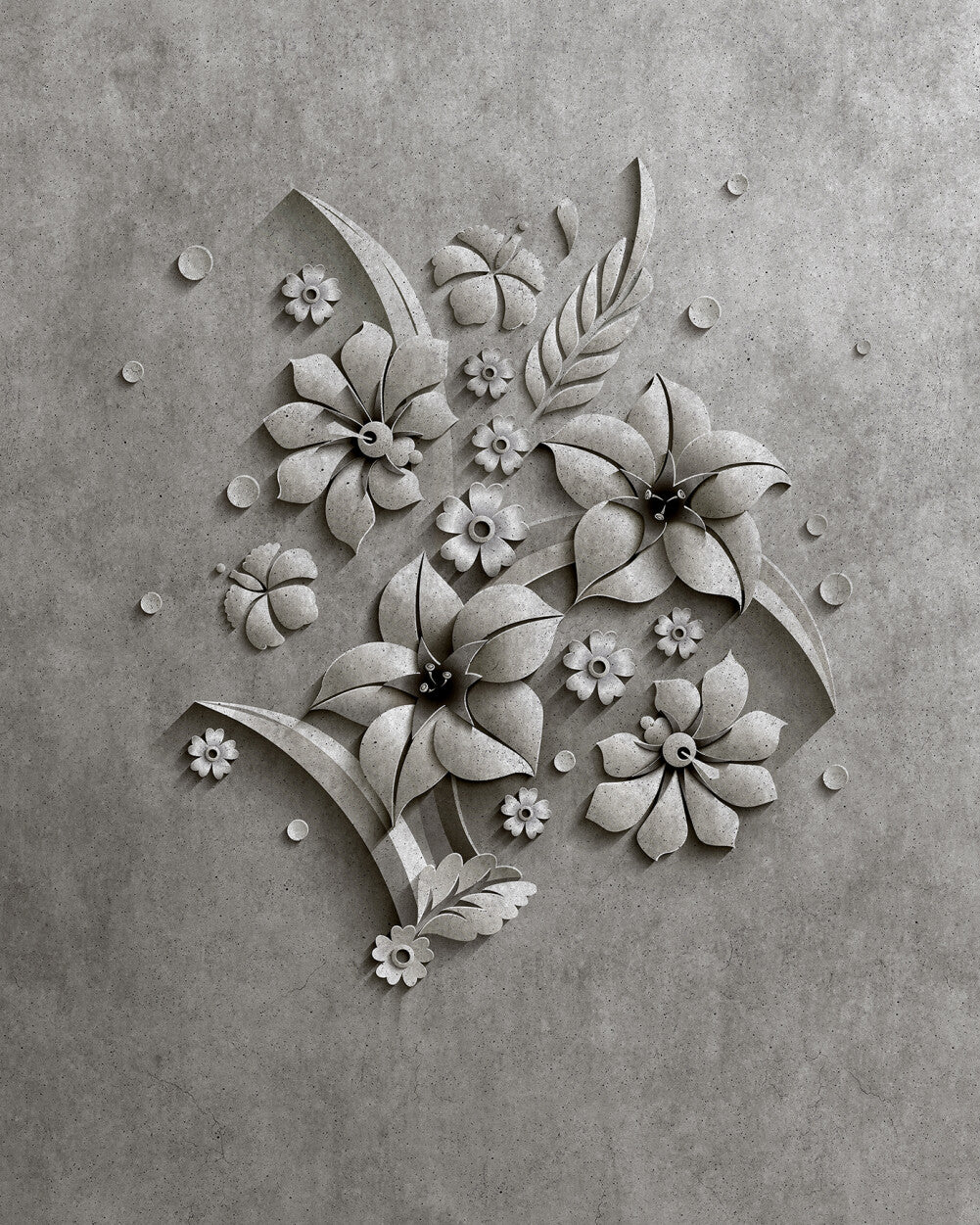 Relief - Custom Sized Wallpaper Mural (per m2)