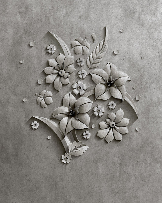 Relief - Custom Sized Wallpaper Mural (per m2)