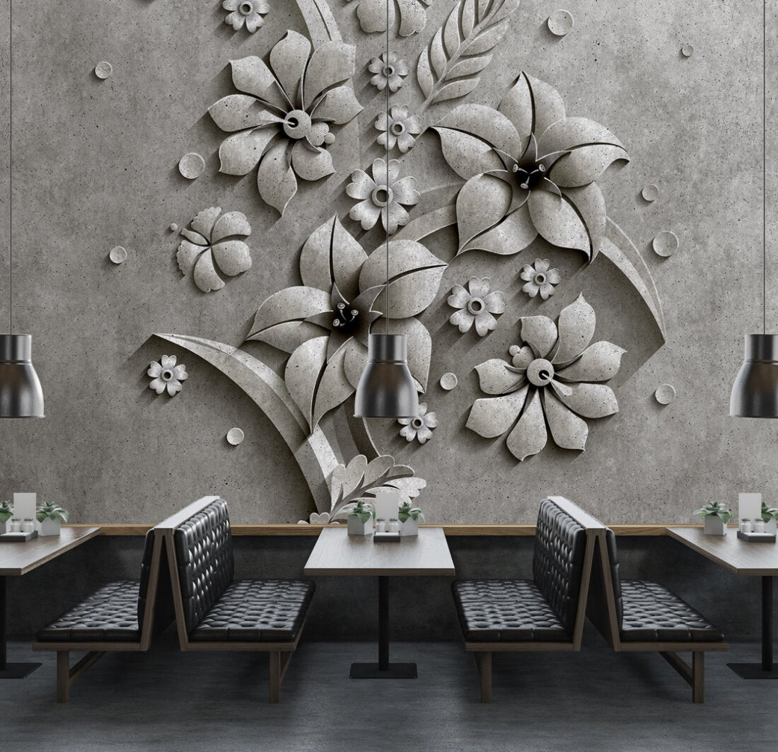 Relief - Custom Sized Wallpaper Mural (per m2)