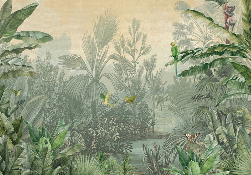 Cuba Tropics - Wallpaper Mural