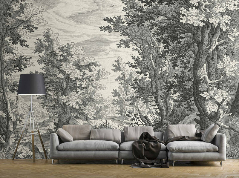Fancy Forest Mural Wallpaper