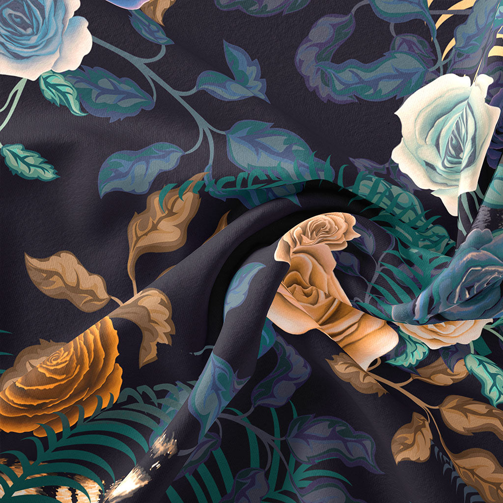 Bengal Rose Garden Fabric - 3 Colours