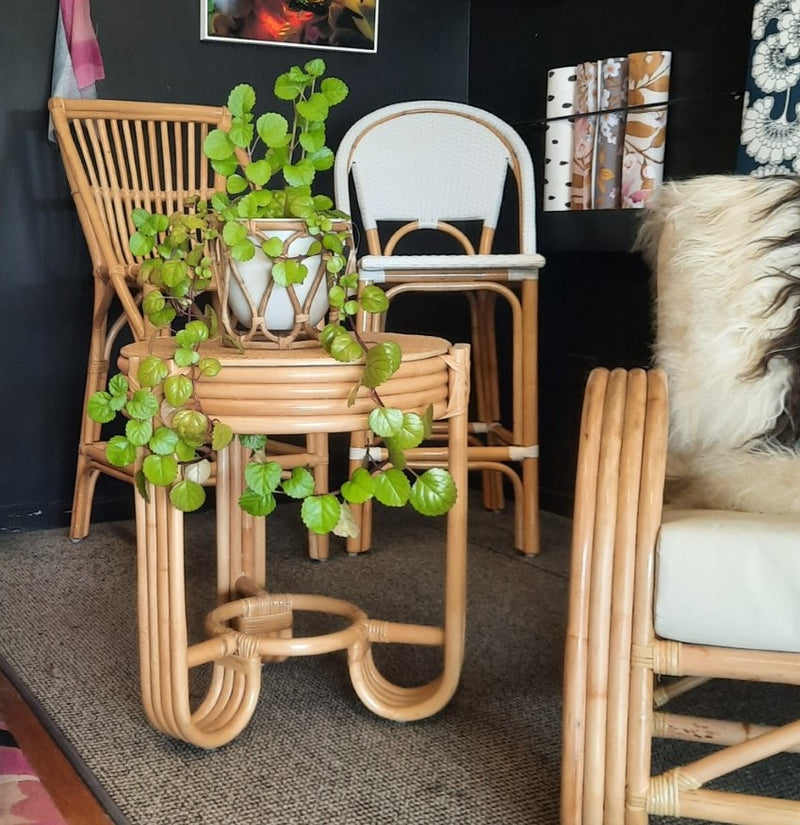 Pretzel Cane Side Table