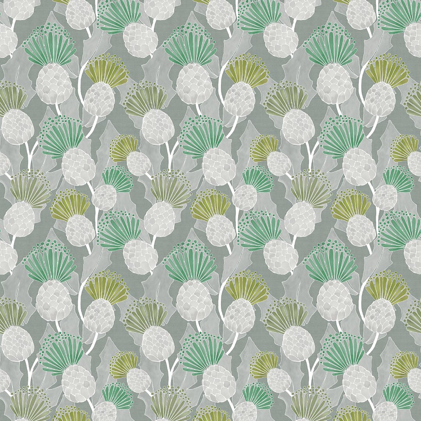 Reyne Thistle Fabric - Pine
