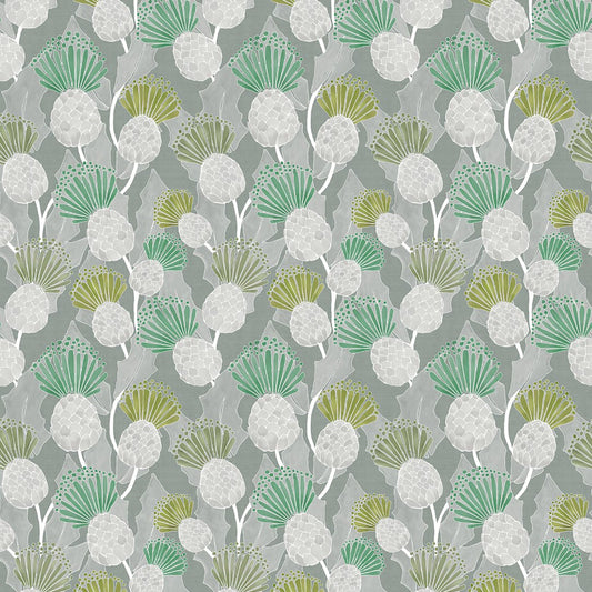 Reyne Thistle Fabric - Pine