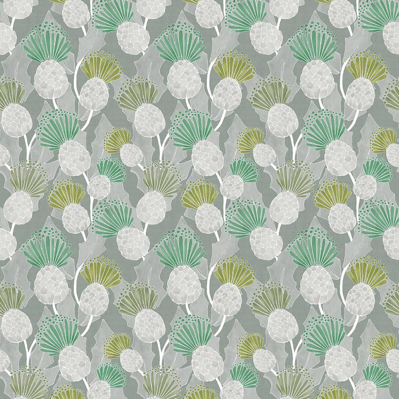 Reyne Thistle Fabric - Pine