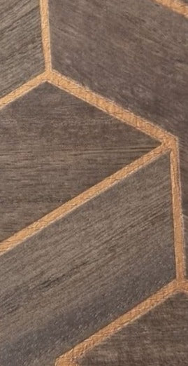 Wood Veneer Geometric Wallpaper - 4 colours