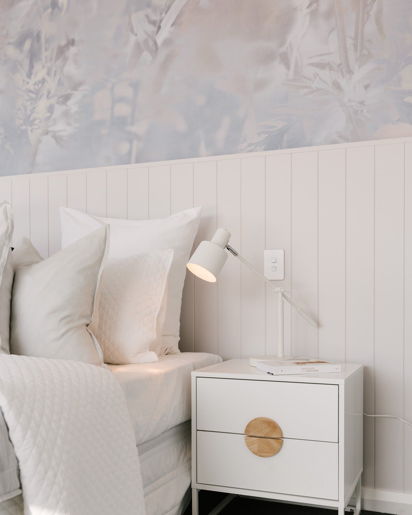 Meadow Geranium Mural Wallpaper Online NZ | The Inside