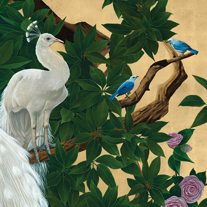 Vera's Garden Chinoiseries Mural Wallpaper - 2 Colours