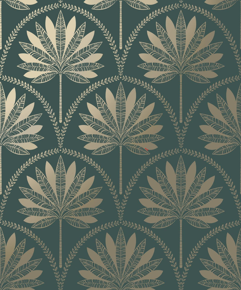 Metallic Palm Tree Wallpaper - 3 Colours