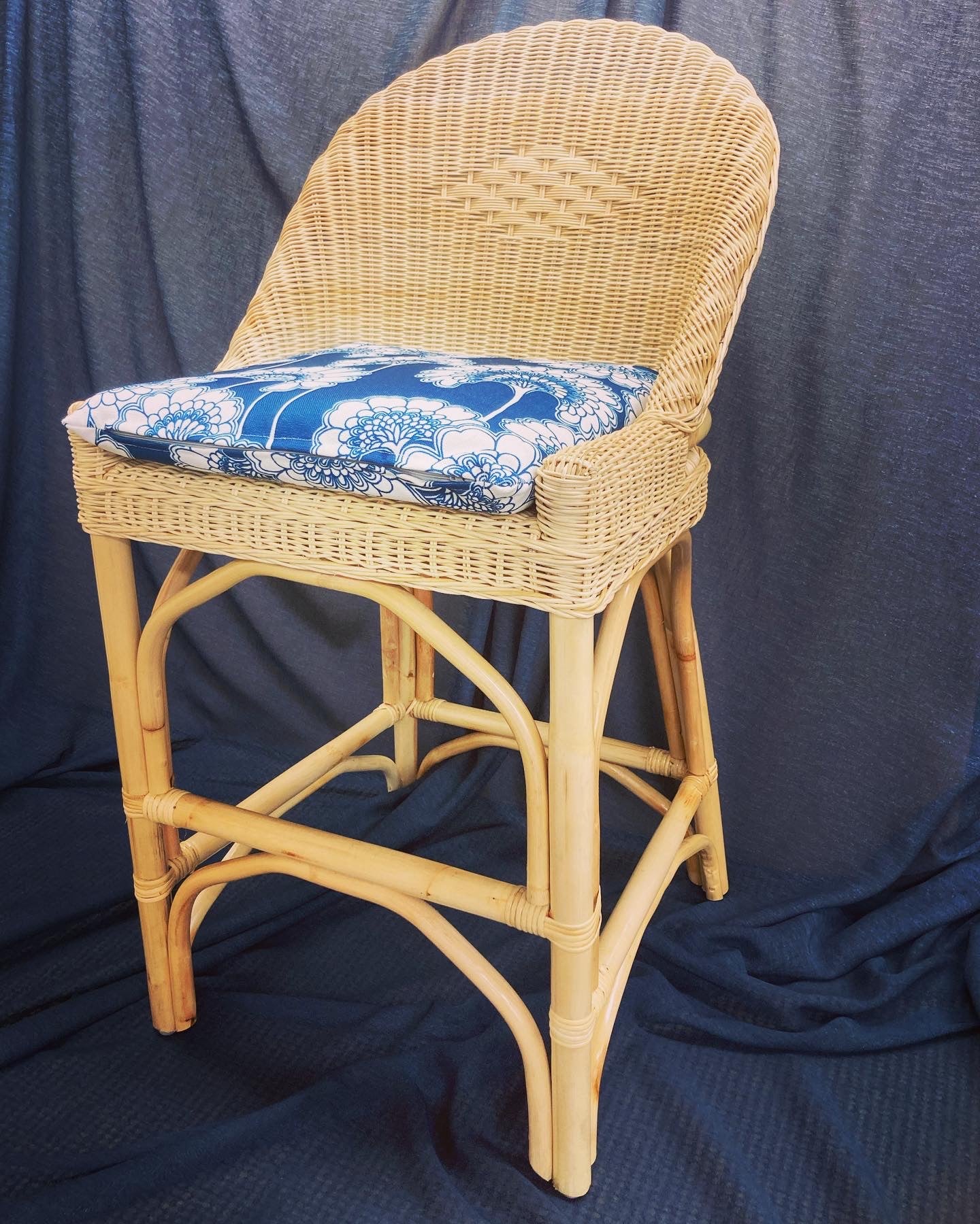 Le Jardin Cane Bar Stools - SALE - LAST ONE!