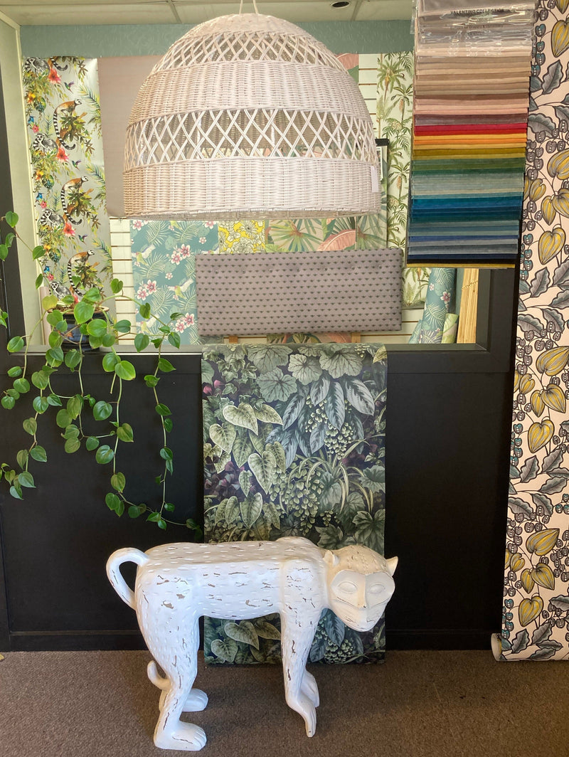 Cascading Gardens in Navy in our shop