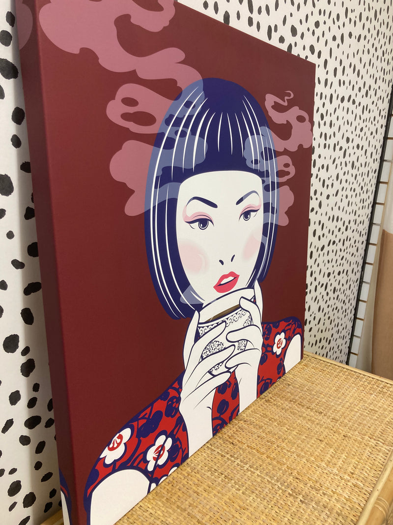 Akari or Himari Canvas Art