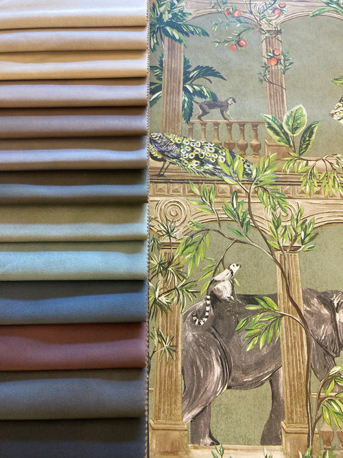 Sage & Valentino velvet wide fabric 280cm