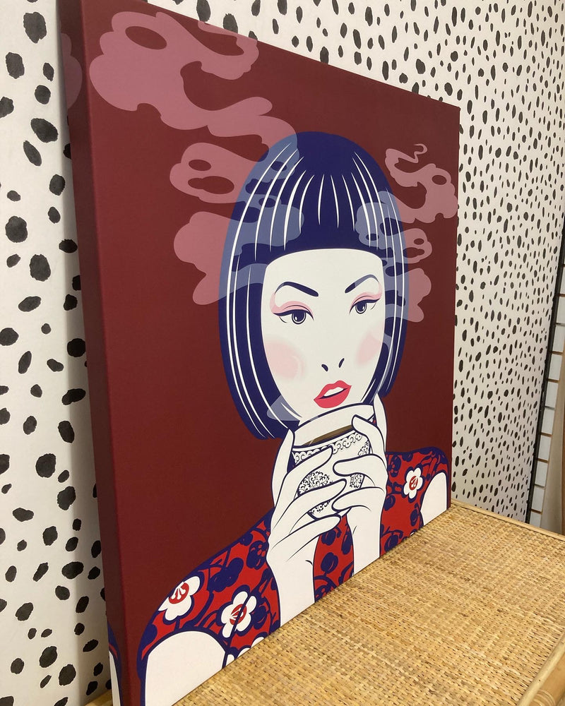 Akari or Himari Canvas Art