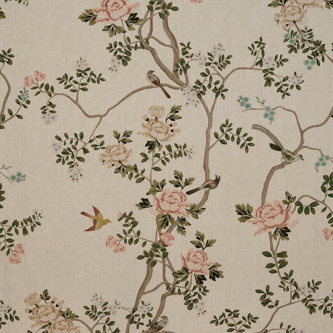 Sakura Curtain Fabric - 3 Colours