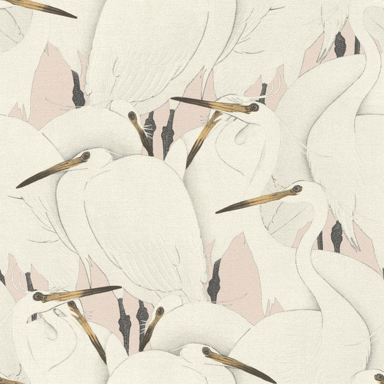 Stork Wallpaper - 3 Colours