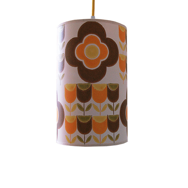 Vintage Wallpaper Light Shades