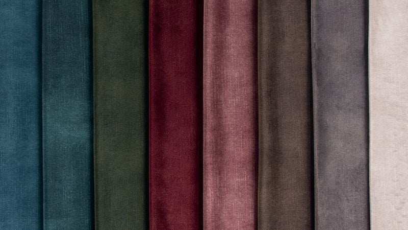 Napoleon Velvet Curtain Fabric - 16 Colours