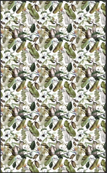 Magnolia Flower - Custom Sized Wallpaper Mural (per m2)