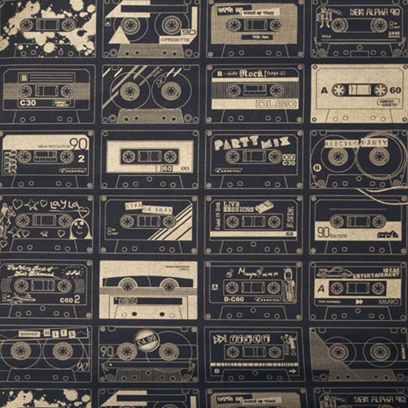 C60 Tape Cassette Wallpaper - 2 Colours