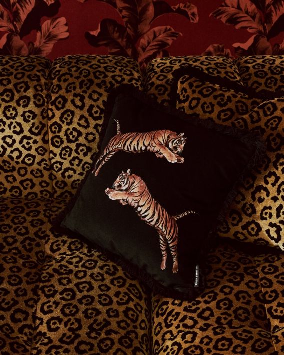 Pouncing Tiger Cushions - 2 Colours