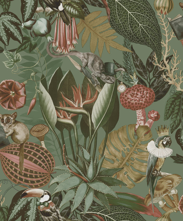 Sample - Reverie Wonderland Wallpaper - Sage