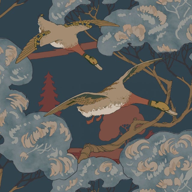 Flying Ducks Wallpaper Online NZ | The Inside