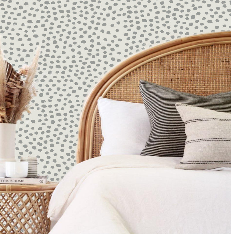 Soft Dots Spots Wallpaper Mural - Customisable