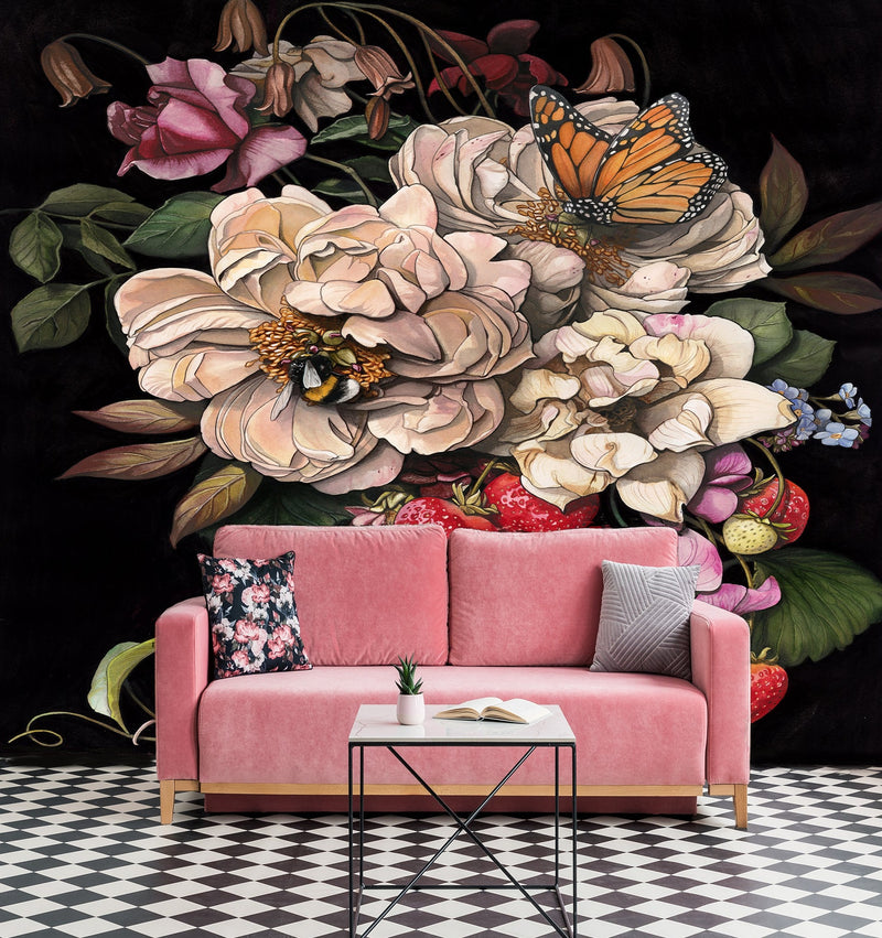 HOME by Makkala - Floral Mural Wallpaper