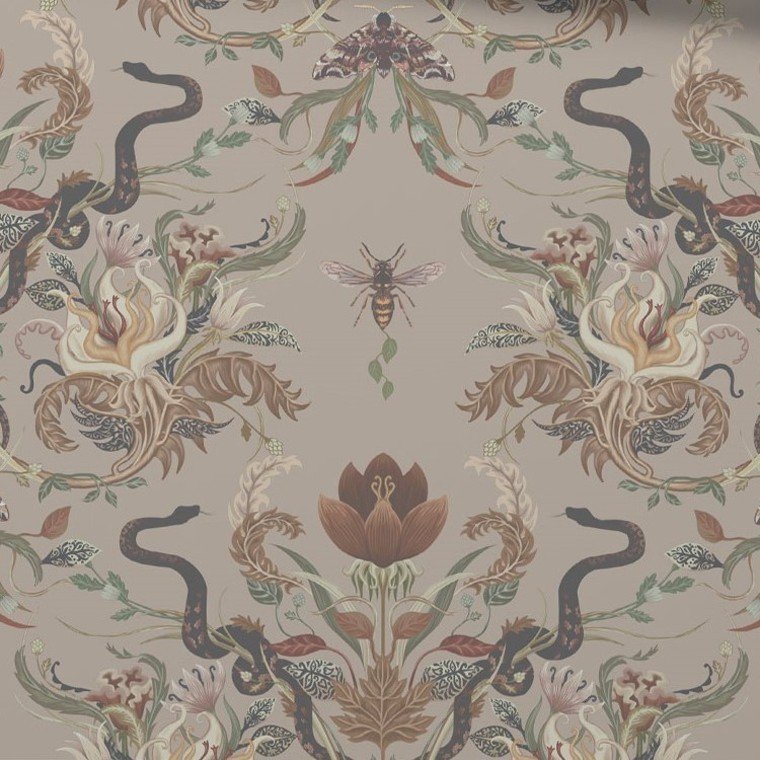 Serpentwined Wallpaper - 3 Colours