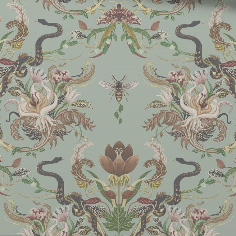 Serpentwined Wallpaper - 3 Colours