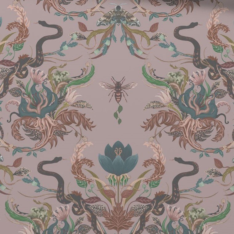 Serpentwined Wallpaper - 3 Colours