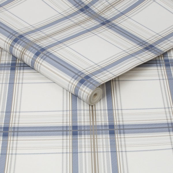 Iona Check Wallpaper - 6 Colours