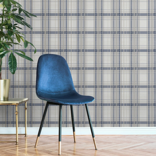 Iona Check Wallpaper - 6 Colours
