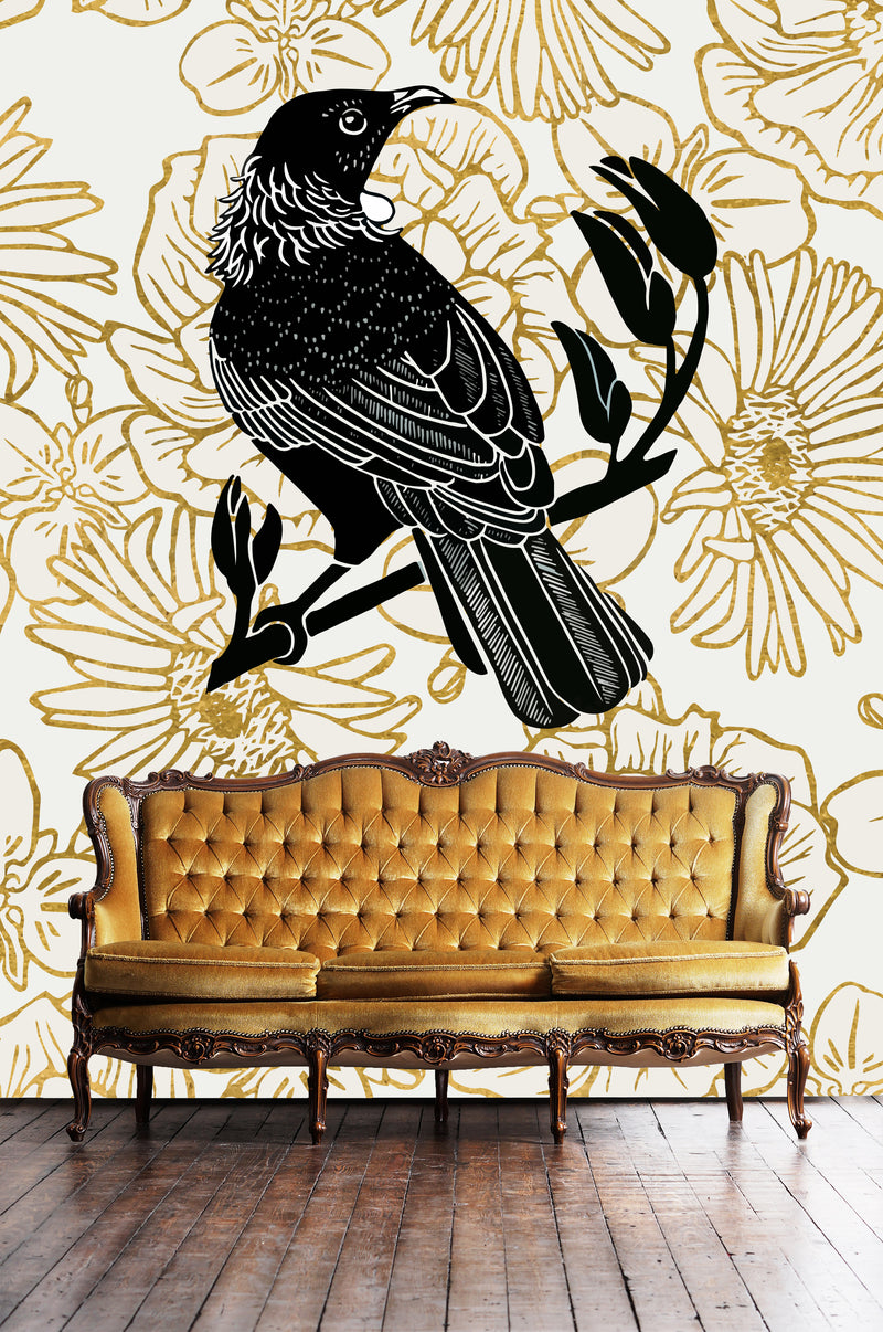 NZ Bird Wallpaper Mural Series