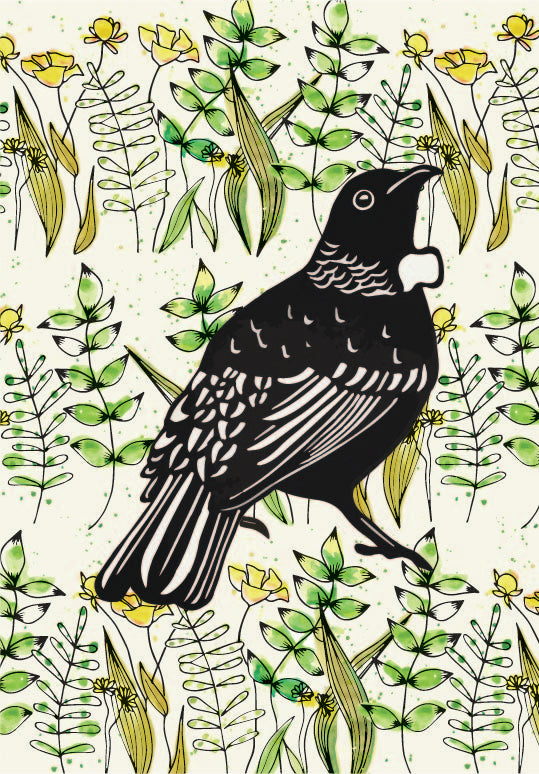 NZ Bird Wallpaper Mural Series