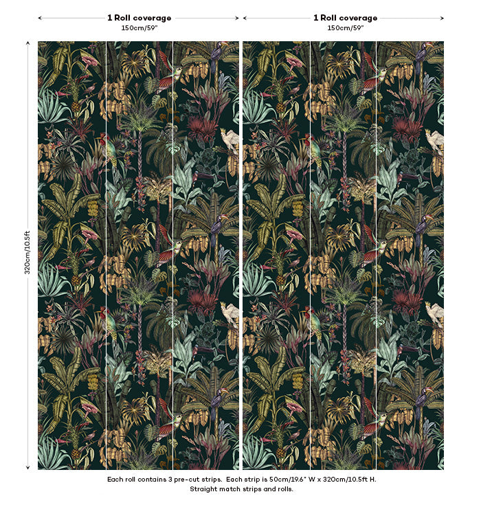 Birds Birds Mural Wallpaper
