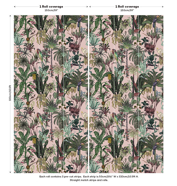 Birds Birds Mural Wallpaper