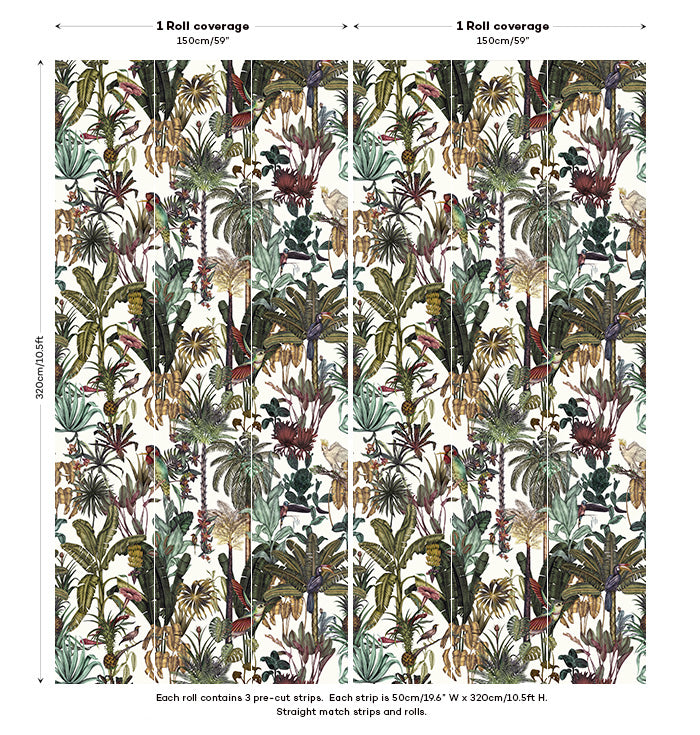 Birds Birds Mural Wallpaper
