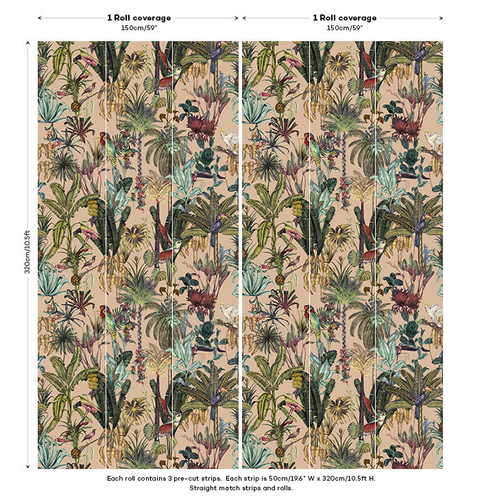 Birds Birds Mural Wallpaper