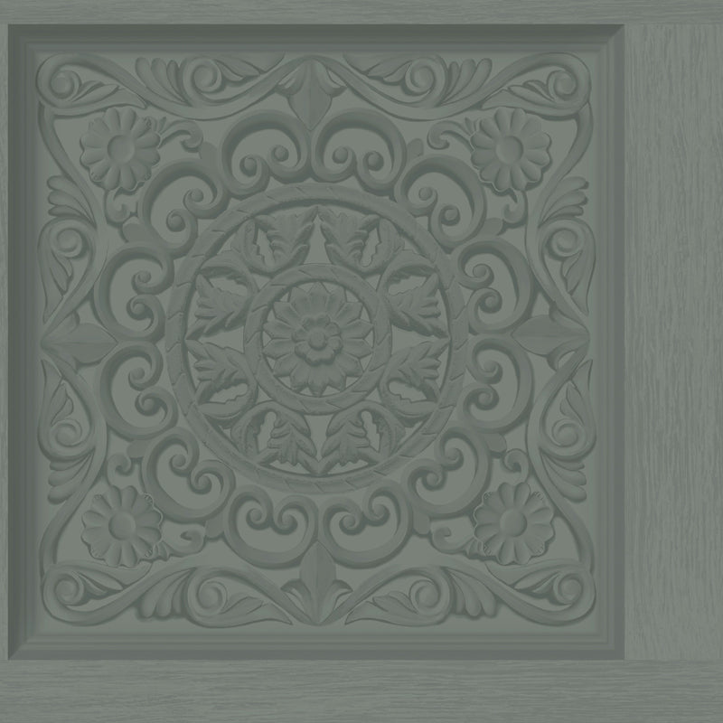 Ornate Panel Wallpaper - 2 Colours